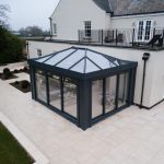 A house with a glass conservatory and patio available in Location(city_name).